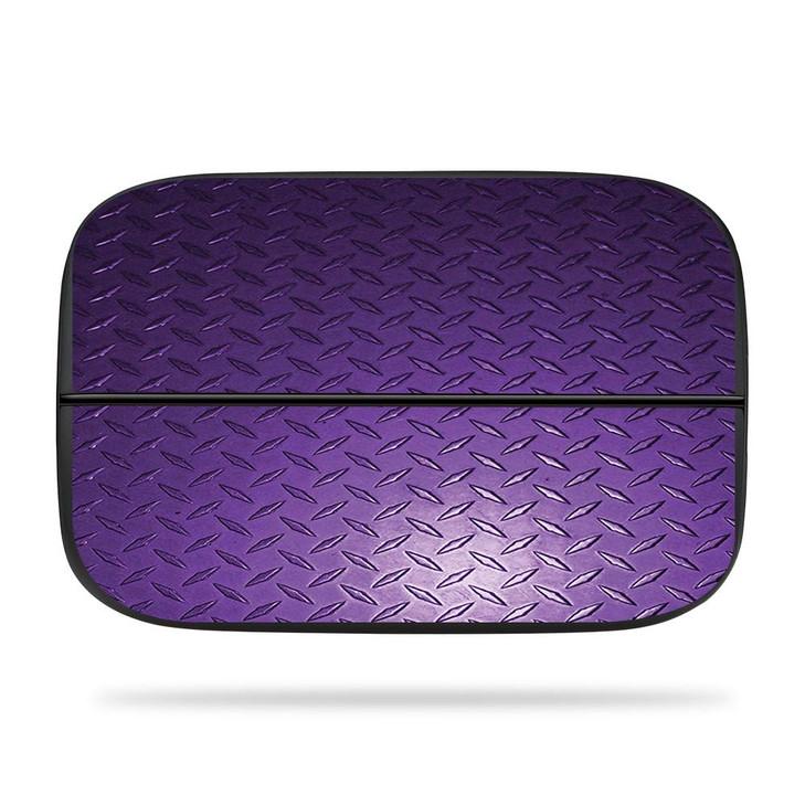 MightySkins Skin Compatible with Elgato Game Capture hd60s - Purple Diamond Plate | Protective, Durable, and Unique Vinyl Decal wrap Cover | Easy to
