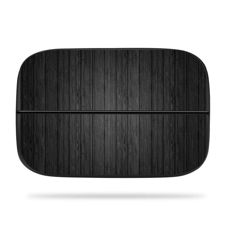 MightySkins Skin Compatible with Elgato Game Capture hd60s - Black Wood | Protective, Durable, and Unique Vinyl Decal wrap Cover | Easy to Apply, Rem