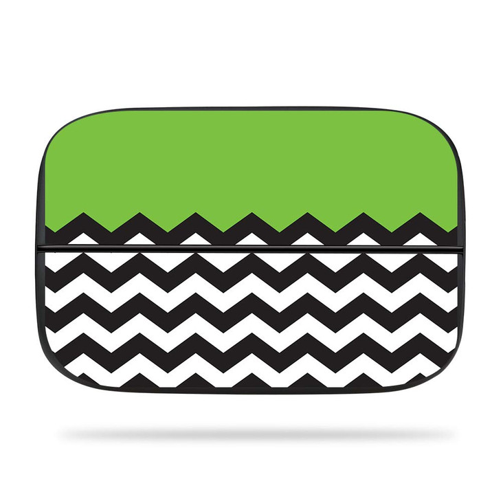 MightySkins Skin Compatible with Elgato Game Capture hd60s - Lime Chevron | Protective, Durable, and Unique Vinyl Decal wrap Cover | Easy to Apply, R