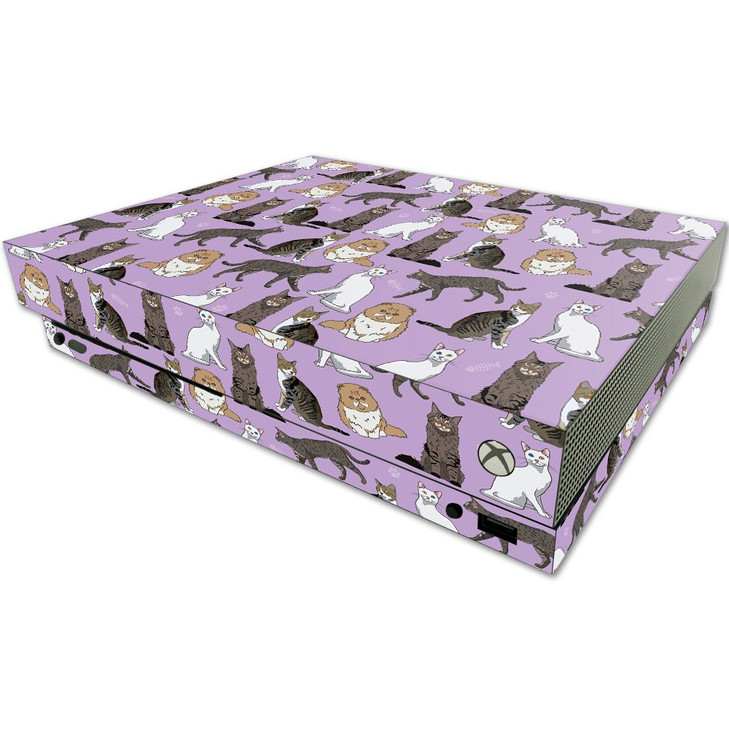 MightySkins Skin Compatible with Microsoft One X Console Only - Cat Chaos | Protective, Durable, and Unique Vinyl Decal wrap Cover | Easy to Apply, R