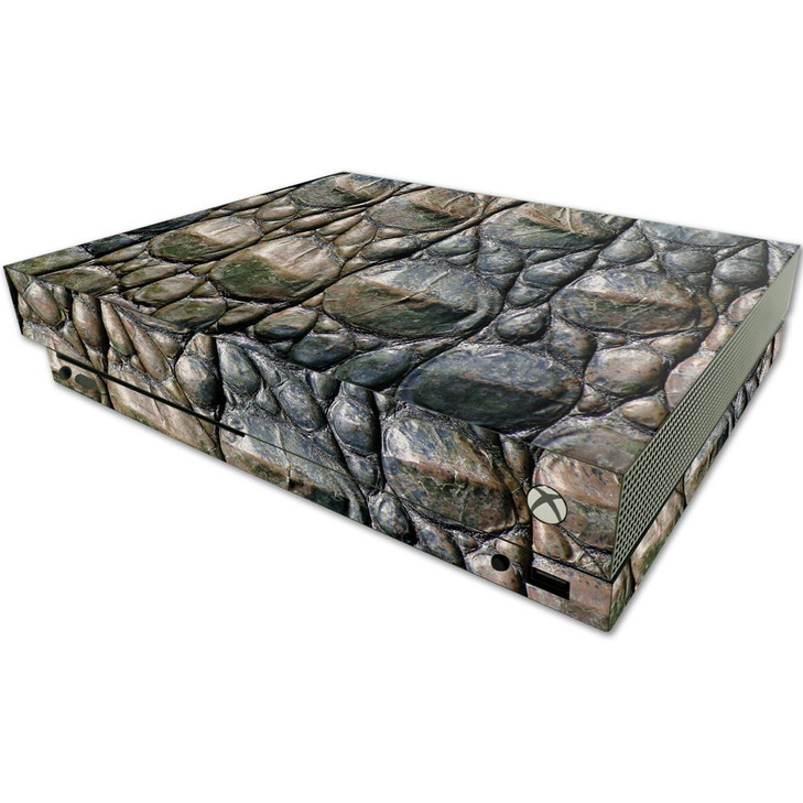 MightySkins Skin Compatible with Microsoft One X Console Only - Gator Skin | Protective, Durable, and Unique Vinyl Decal wrap Cover | Easy to Apply,