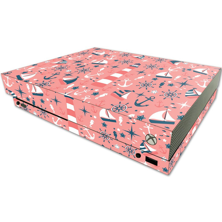 MightySkins Skin Compatible with Microsoft One X Console Only - Nautical Dream | Protective, Durable, and Unique Vinyl Decal wrap Cover | Easy to App