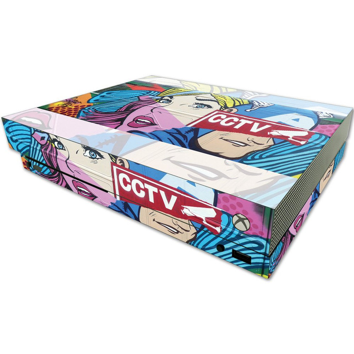 MightySkins Skin Compatible with Microsoft One X Console Only - Train Graffiti | Protective, Durable, and Unique Vinyl Decal wrap Cover | Easy to App