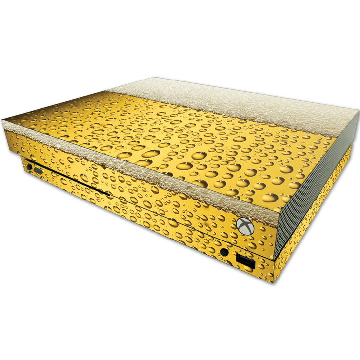 MightySkins Skin Compatible with Microsoft One X Console Only - Beer Buzz | Protective, Durable, and Unique Vinyl Decal wrap Cover | Easy to Apply, R