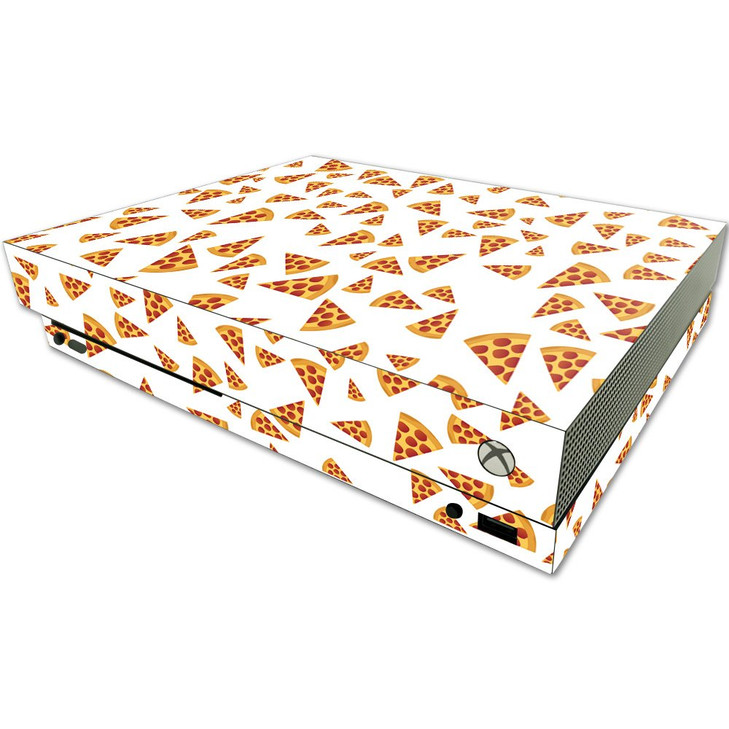 MightySkins Skin Compatible with Microsoft One X Console Only - Body by Pizza | Protective, Durable, and Unique Vinyl Decal wrap Cover | Easy to Appl