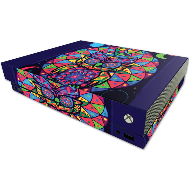MightySkins Skin Compatible with Microsoft One X Console Only - Goodnight Owl | Protective, Durable, and Unique Vinyl Decal wrap Cover | Easy to Appl