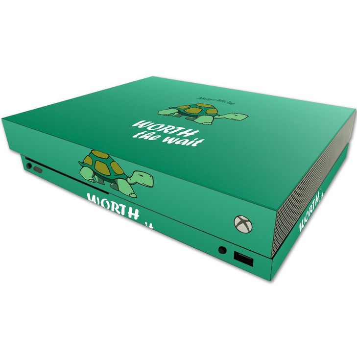 MightySkins Skin Compatible with Microsoft One X Console Only - Late Turtle | Protective, Durable, and Unique Vinyl Decal wrap Cover | Easy to Apply,