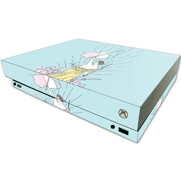 MightySkins Skin Compatible with Microsoft One X Console Only - Liberty Final | Protective, Durable, and Unique Vinyl Decal wrap Cover | Easy to Appl
