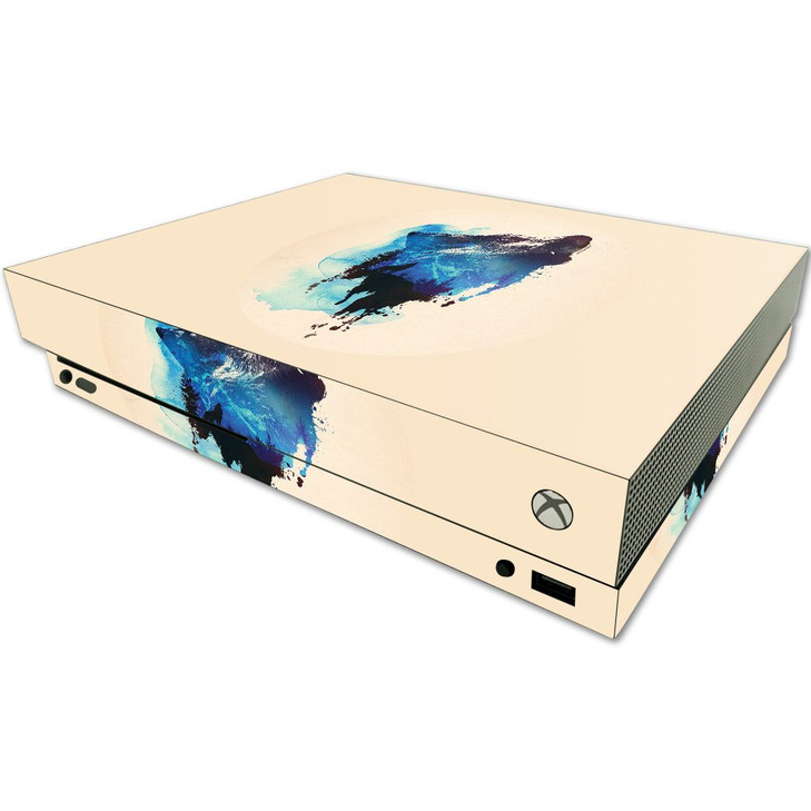 MightySkins Skin Compatible with Microsoft One X Console Only - Lone Wolf | Protective, Durable, and Unique Vinyl Decal wrap Cover | Easy to Apply, R