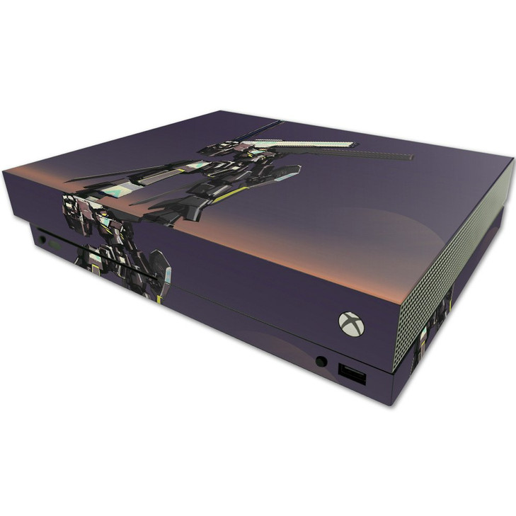 MightySkins Skin Compatible with Microsoft One X Console Only - Teal Steel | Protective, Durable, and Unique Vinyl Decal wrap Cover | Easy to Apply,