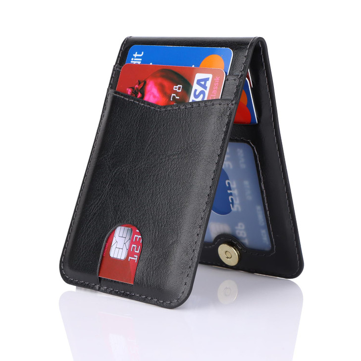 Cavor Compatible with Magsafe Wallet, Magnetic Wallet for iPhone 17/16 Pro Max/15 Pro/14 Plus/13/12 mini, Magnetic Card Holder with Adjustable Stand,