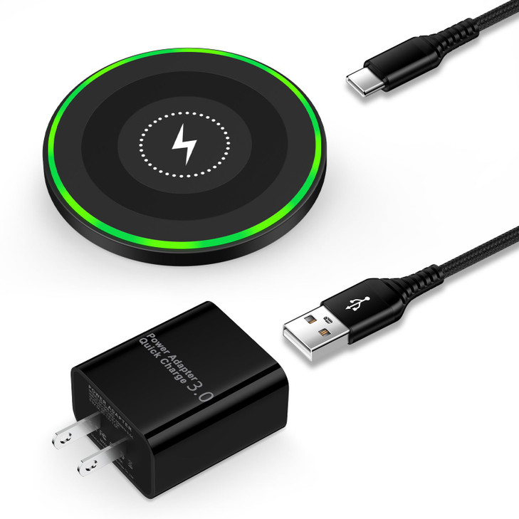 Samsung Wireless Charger Fast Charging Pad for Samsung Galaxy S25 FE/S25 Ultra/S25+/S25/S24/S23/S22/S21/S20, 15W Android Wireless Charger Phone Charg