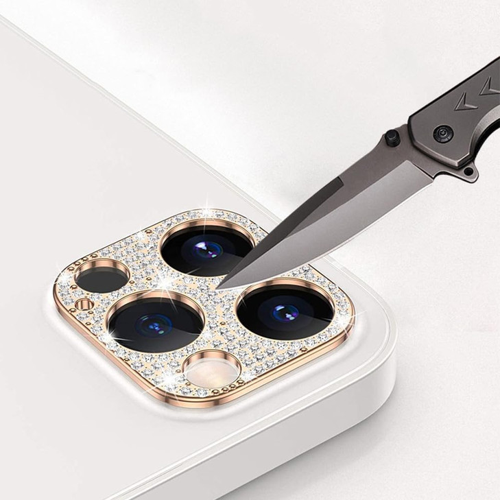 Guppy for iPhone 16 Pro & iPhone 16 Pro Max Camera Lens Protector, 2 Pack Bling 3D Rhinestone Sparkle Diamond Camera Cover Anti Scratch Shockproof Le