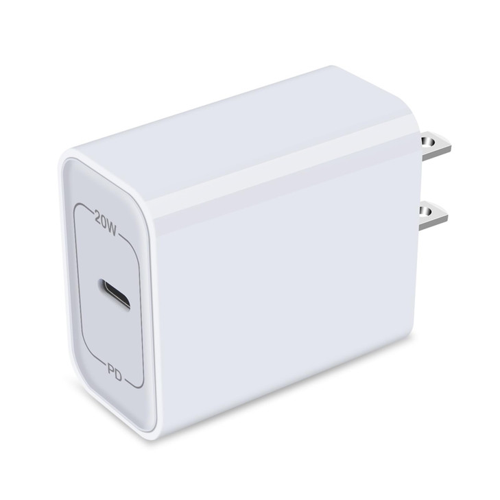 USB C Wall Charger Fast Charging Adapter for iPhone 17 Pro Max/17 Air/16e/16 Pro Max/15 Pro Max/15 Plus/14/13/12 Mini/SE, 20W PD 3.0 Quick Charger Bl