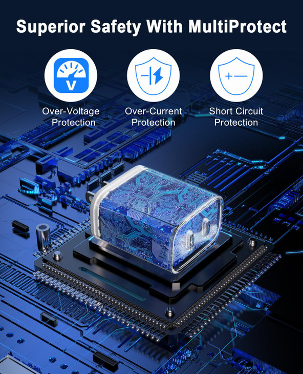 2Pack 40W USB C Charger Block, iGENJUN Dual USB-C Port Power Adapter - Phone Charger with Fast Charging Capability, Type C Wall Charger for iPhone 17