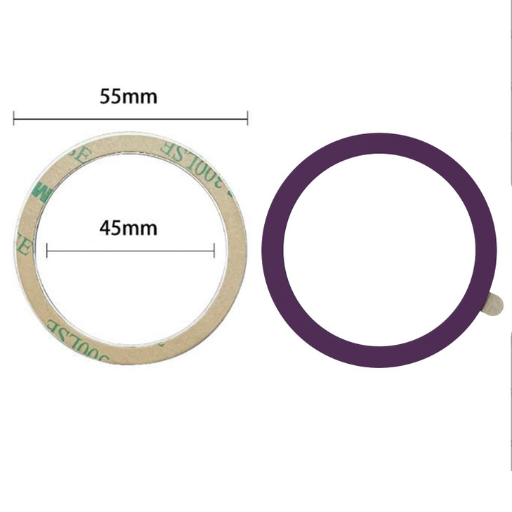 TENOC Universal Metal Ring Sticker for Magnetic Charger Compatible with iPhone/Samsung/Android All Cellphones, Magnetic Mount/Phone Holder Conversion