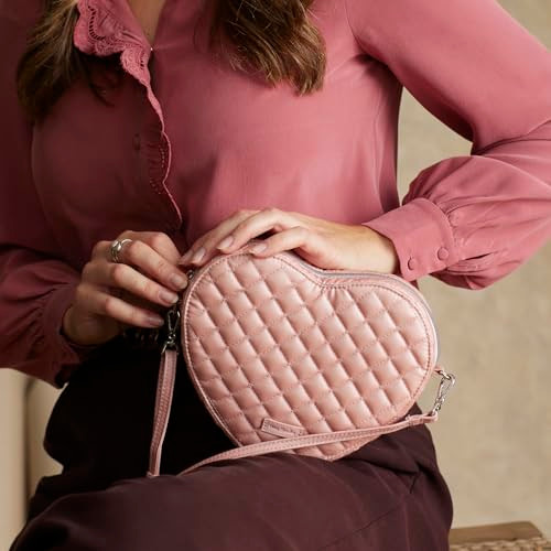 Novelty Crossbody Purse, Rose Quartz, One Size