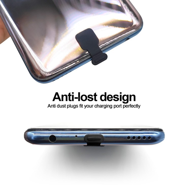 BlingKingdom 3pcs USB Type C Anti-Lost Anti Dust Plugs, Dust Cover Port Plugs Protection Compatible with iPhone 15 Samsung Galaxy S21/S20/S22 Ultra H