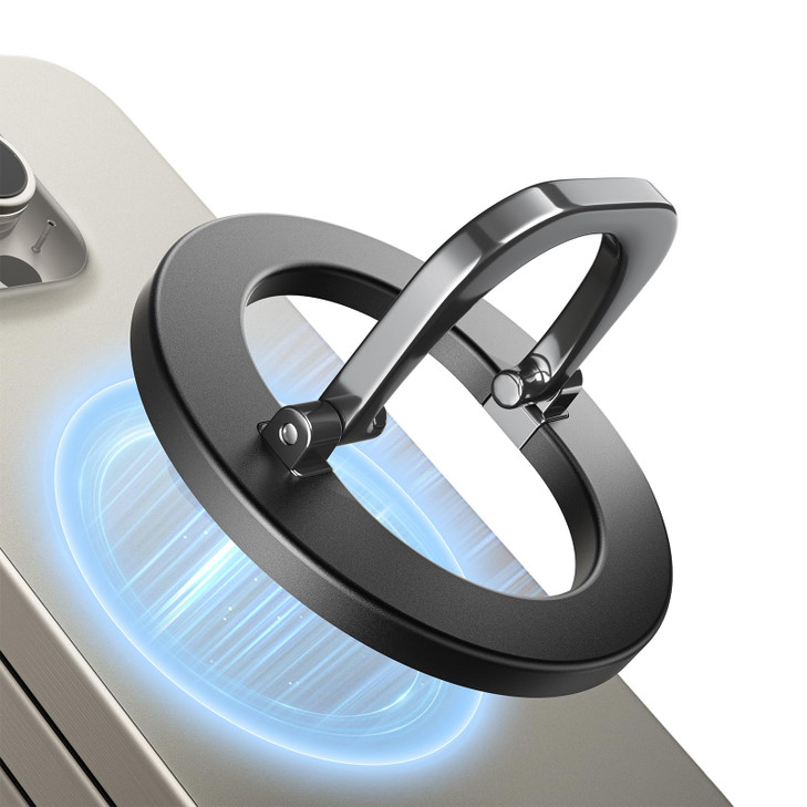 SUPERONE for MagSafe Phone Grip, Adjustable Magnetic Phone Ring Holder Removable Finger Phone Ring Kickstand Compatible with MagSafe Accessories Only