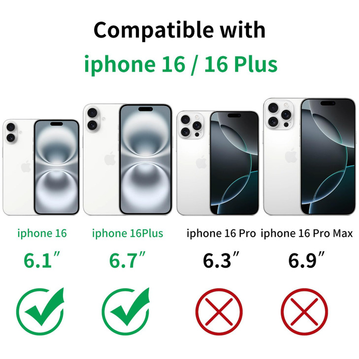 Hsefo Compatible with iPhone 16 and 16 Plus Camera Lens Protector, Upgraded Anti-Scratch Tempered Glass Metal Camera Screen Protector Shockproof Full