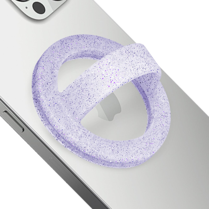 Magnetic Silicone Comfy Ring Grip Phone Holder, Loop Grip Phone Holder,Strong Grip,Comfortable,Easy to Install and Remove,Compatible with Magsafe for