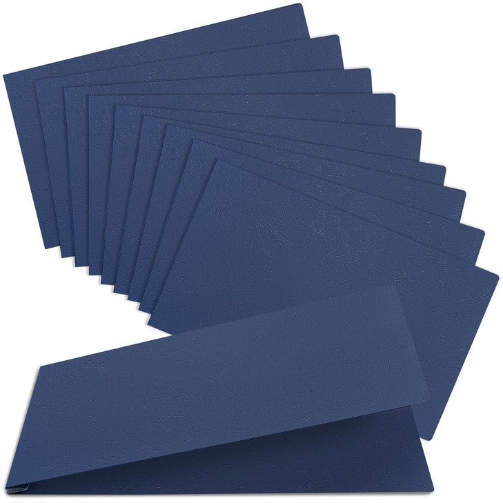 11x17 Folder, Pressboard Report Covers. 10 Pack Professional Blueprint Binders with 3-Inch Fastener, 500-Sheet Capacity. Large Format Document Organi