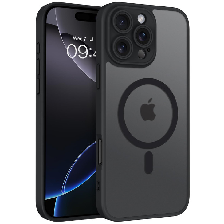 GaoBao for iPhone 16 Pro Max Case, iPhone 16 Pro Max Phone Case, [Compatible with Magsafe] Slim Fit Magnetic Shockproof Translucent Matte Protective