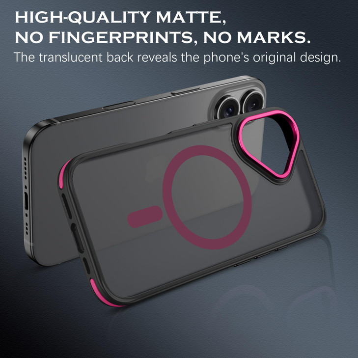 YINLAI Case for iPhone 16 Plus 6.7-Inch, iPhone 16 Plus Phone Case Magnetic [Compatible with Magsafe] Slim Translucent Matte Men Women Girls Shockpro