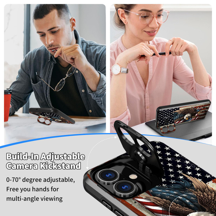 for iPhone 16 Case with Screen Protector,Compatible for Magsafe,for iPhone 16 Magnetic Case with Upgraded Full Camera Protection & Adjustable Camera