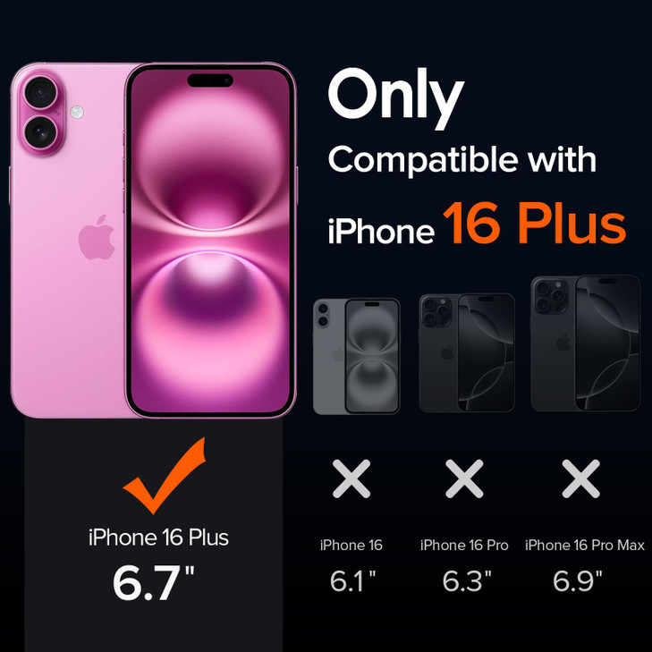 ivoler 3-in-1 Clear Case Designed for iPhone 16 Plus 6.7'' 2024 with 2 Pack Tempered Glass Screen Protector, Military Shockproof Hard Back Slim Phone