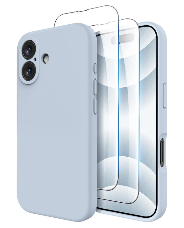 OTOFLY Compatible with iPhone 16 Plus Case, Compatible with MagSafe, Shockproof Magnetic Silicone Case for iPhone 16 Plus,[Military Grade Protection]