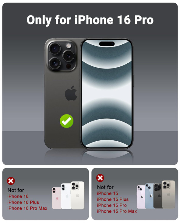 OTOFLY Compatible with iPhone 16 Pro Case, Compatible with MagSafe, Shockproof Magnetic Silicone Case for iPhone 16 Pro,[Military Grade Protection] [