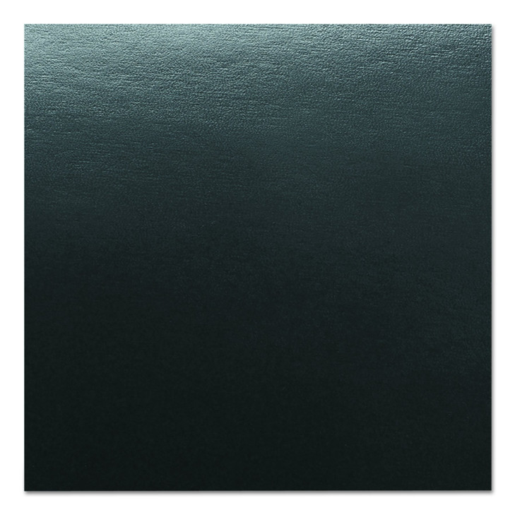 GBC GBC9742491 Leather Look Premium Presentation Binding Covers, Non-Window, Square Corners, Black, 200 Pieces Per Box, 8.5" x 11"