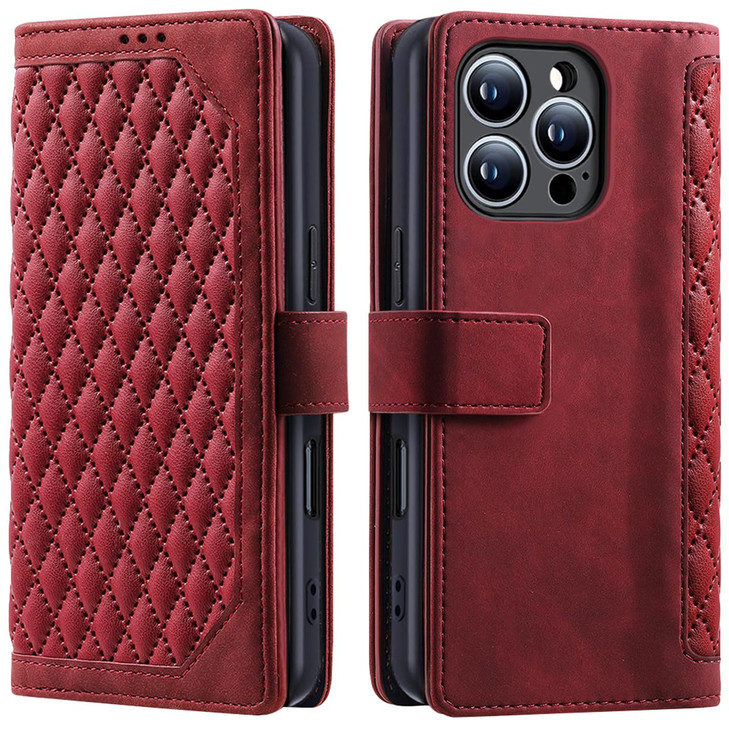 KUXNGUYI for iPhone 16 Pro Wallet Case, [with Credit Card Slots & Kickstand] PU Leather 16Pro Phone Case Women Men Card Holder Flip Folio Cover for A