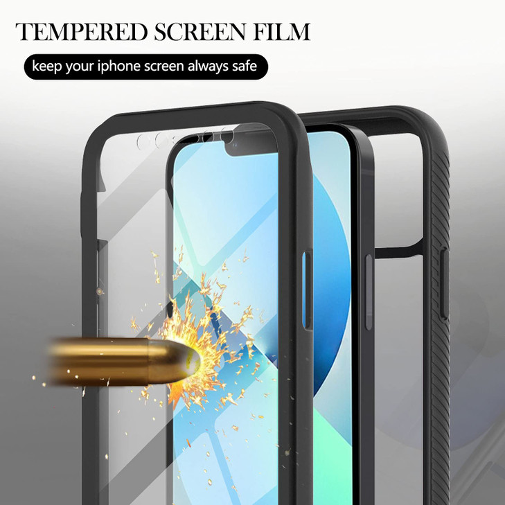 Eilkmcre for iPhone 16 Plus 5G Case with Built-in Screen Protector, [Compatible with Magsafe] Military Grade Clear Full Phone Case Heavy Duty Slim Sh
