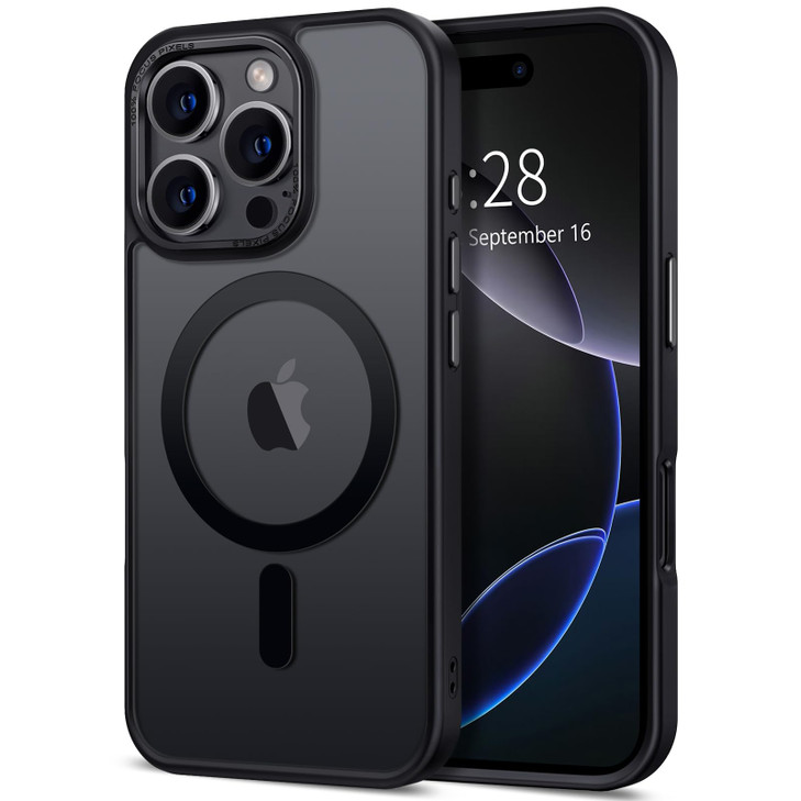 Hython Case for iPhone 16 Pro Max Case Magnetic Translucent Matte Phone Cases 6.9" [Compatible with MagSafe] Thin Slim Fit Shockproof Bumper Hard Pro