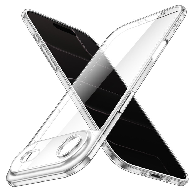 JETech Slim Case for iPhone Air with Camera Lens Full Protection, Ultra-Thin Lightweight Clear Minimalist Protective Phone Cover, 6.5-Inch Display (C