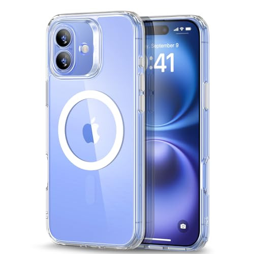 ESR for iPhone 16 Plus Case (4 in 1) Set, Translucent Matte Case, Compatible with MagSafe, Military-Grade Protection, Classic Series,Clear