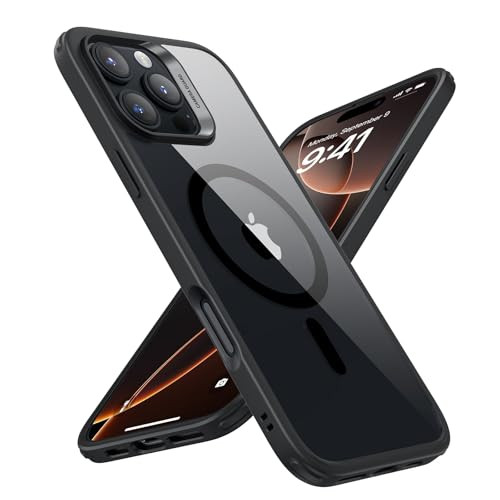 ESR for iPhone 16 Pro Case (4 in 1) Set, Translucent Matte Case, Compatible with MagSafe, Military-Grade Protection, Classic Series,Frosted Black