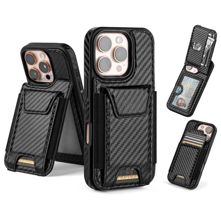 SkyEagle Compatible with iPhone 16 Pro Wallet Case with Card Holder,Women Men Phone Case PU Leather RFID Blocking Shockproof Magnetic Flip Cover Cred