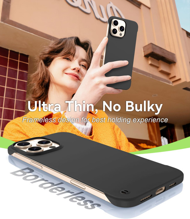 GRECAZO Magnetic Slim Case Fit for iPhone 16 Pro Max Phone Case 6.9"(2024) Ultra-Thin Lightweight Durable Frameless Matte Hard for MagSafe Cover Case