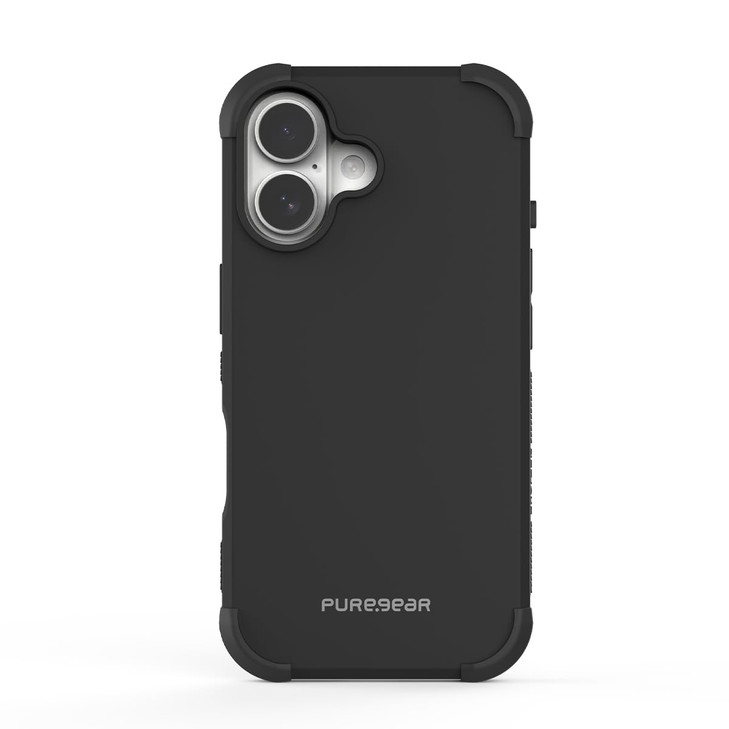 PureGear DualTek Magnetic Phone Case for Apple iPhone 16 (2024) 6.1", Military Tested and Approved Protection, Compatible with MagSafe Heavy-Duty Dur