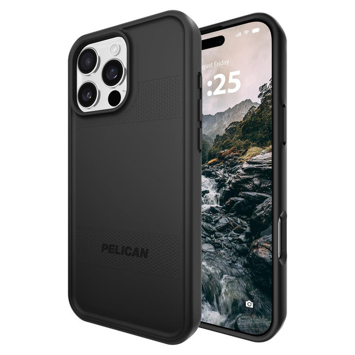 Pelican Protector iPhone 16 Pro Max Case [Compatible with MagSafe] Rugged Magnetic Phone Case with 16ft Military-Grade Drop Protection - Heavy Duty P