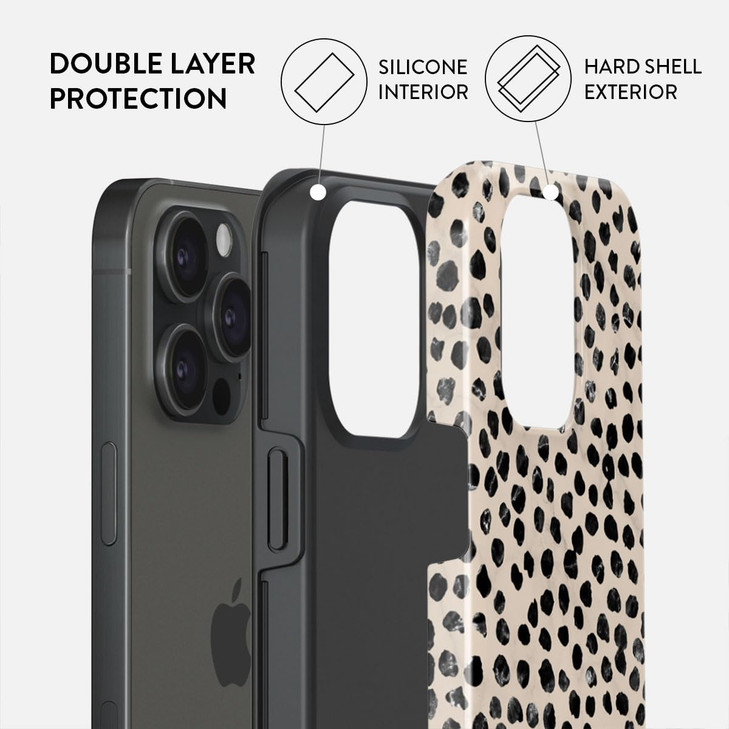 BURGA Phone Case for iPhone 15 Pro - Cute, Trendy, Aesthetic, Designer Pattern, 15pro Phone Cover, Hard Shell Protection - fits Apple iPhone 15 Pro C
