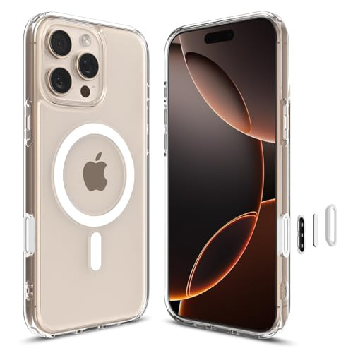 Spigen for iPhone 16 Pro Max, Ultra Hybrid T MagFit [Camera Control Button] [Compatible with Magsafe] - Clear