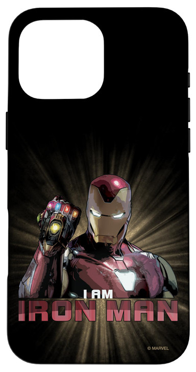 Marvel Avengers: Endgame I Am Iron Man Case for iPhone 16 Pro Max