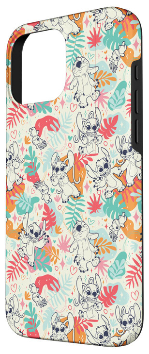 iPhone 16 Pro Max Disney Lilo & Stitch Patterns (Stitch & Angel) Case