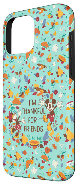 iPhone 16 Pro Max Disney Mickey & Minnie Mouse Thankful for Friends Autumn Case