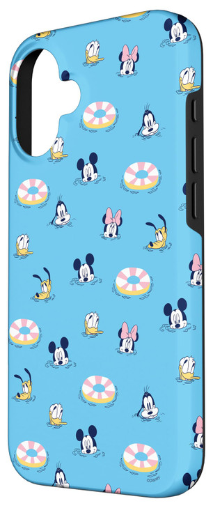 iPhone 16 Disney Mickey Mouse & Pals Summer Beach Swimming Fun Pattern Case