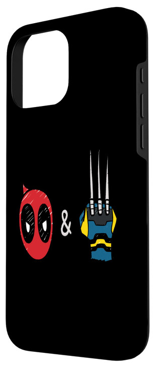 Marvel Studios Deadpool & Wolverine Mask & Claw Emoji Icons Case for iPhone 16 Pro Max